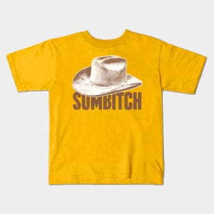 Sumbitch / Smokey & The Bandit Quote Design Kids T-Shirt